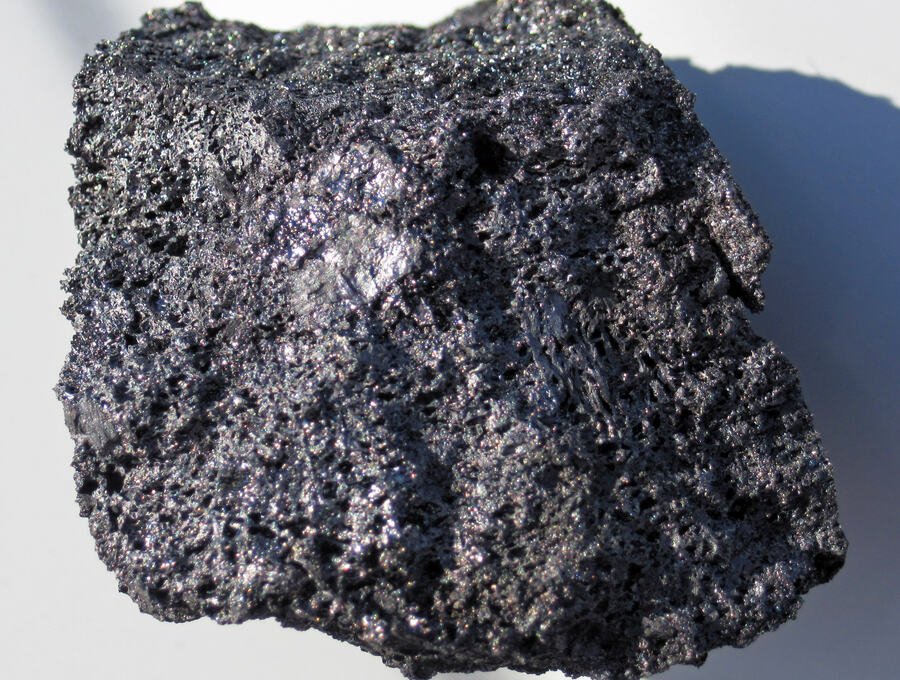 LAM Coke — low-ash metallurgical coke specimen